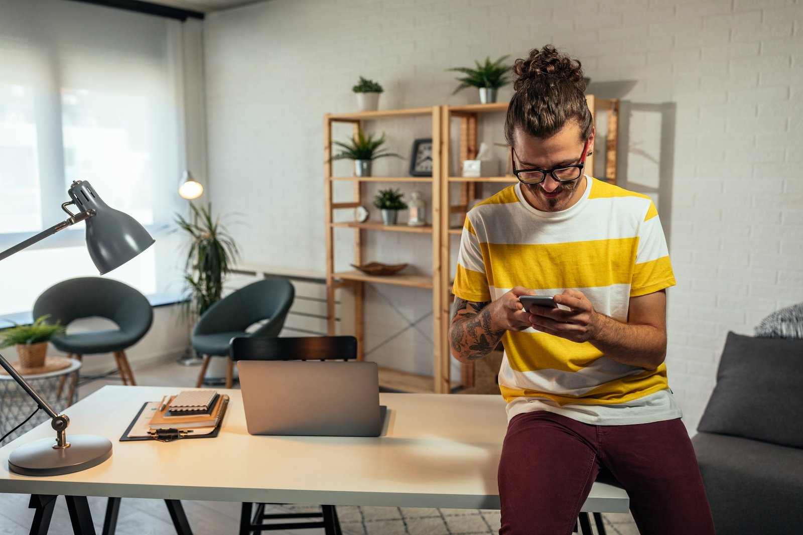 The tech that keeps him productive